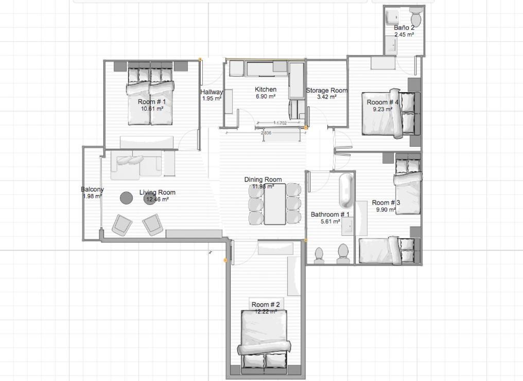 Acogedor Apt 8Pax 4Bdr 2Bth- Cozyhomesevilla2 Zewnętrze zdjęcie